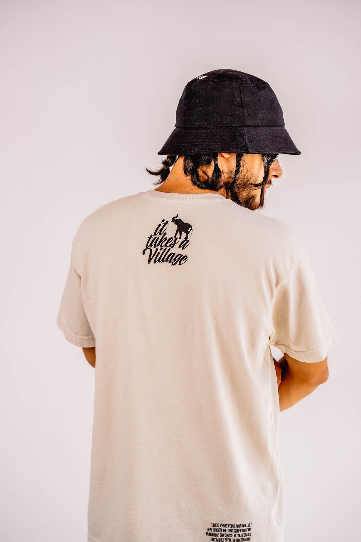 the BODY TEE in BONE