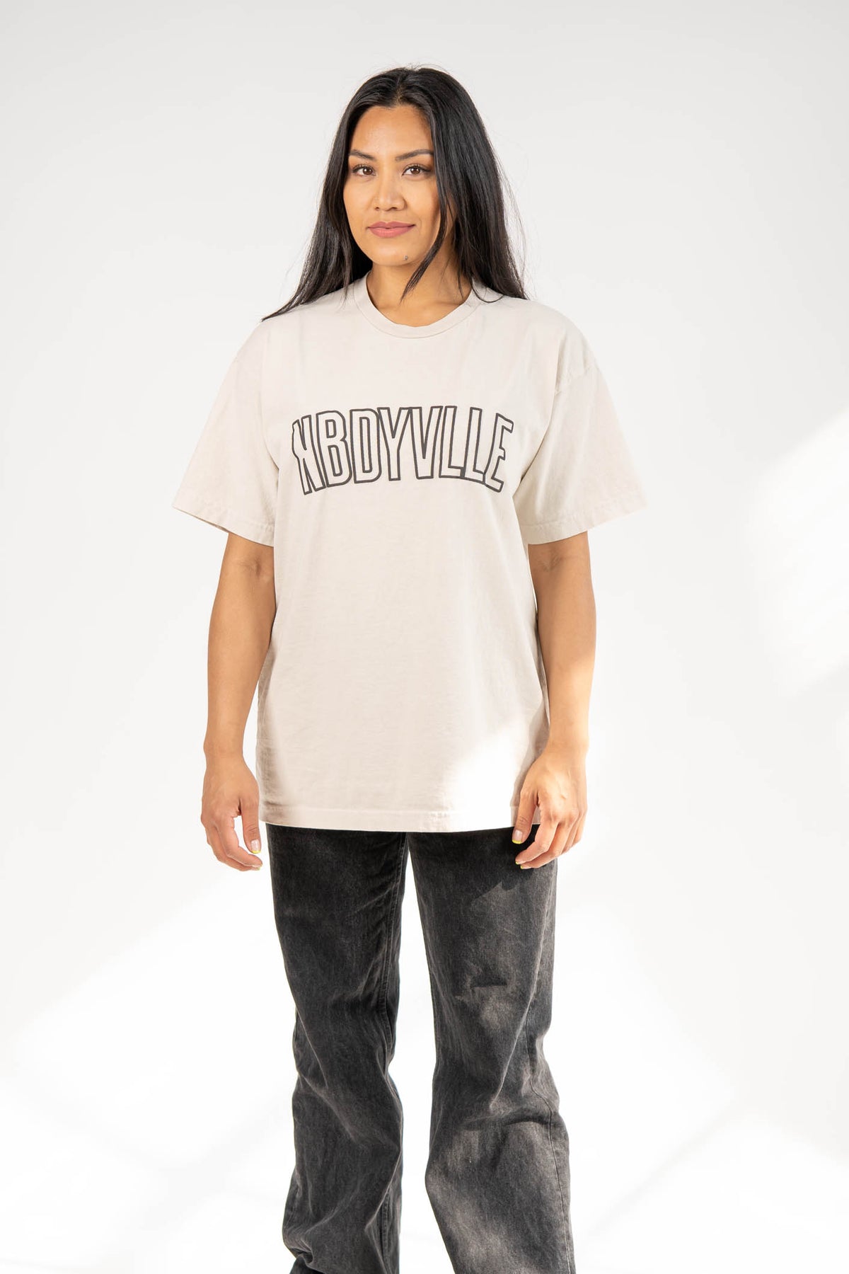 the BODY TEE in BONE