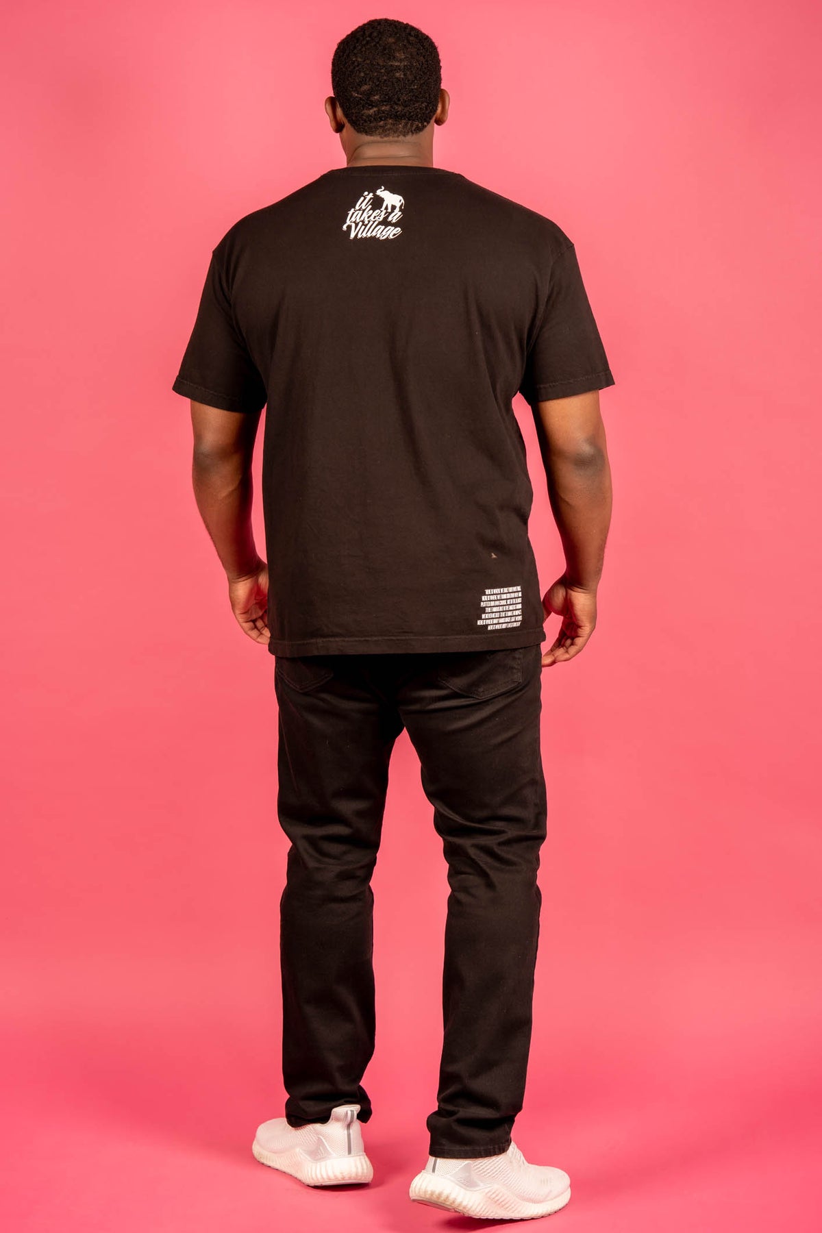 the BODY TEE in BLK